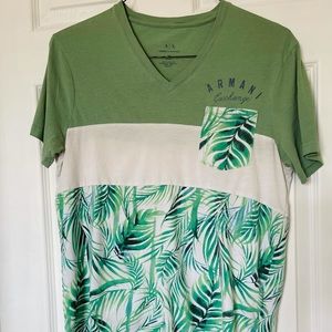 Armani Exchange v-neck shirt (M)